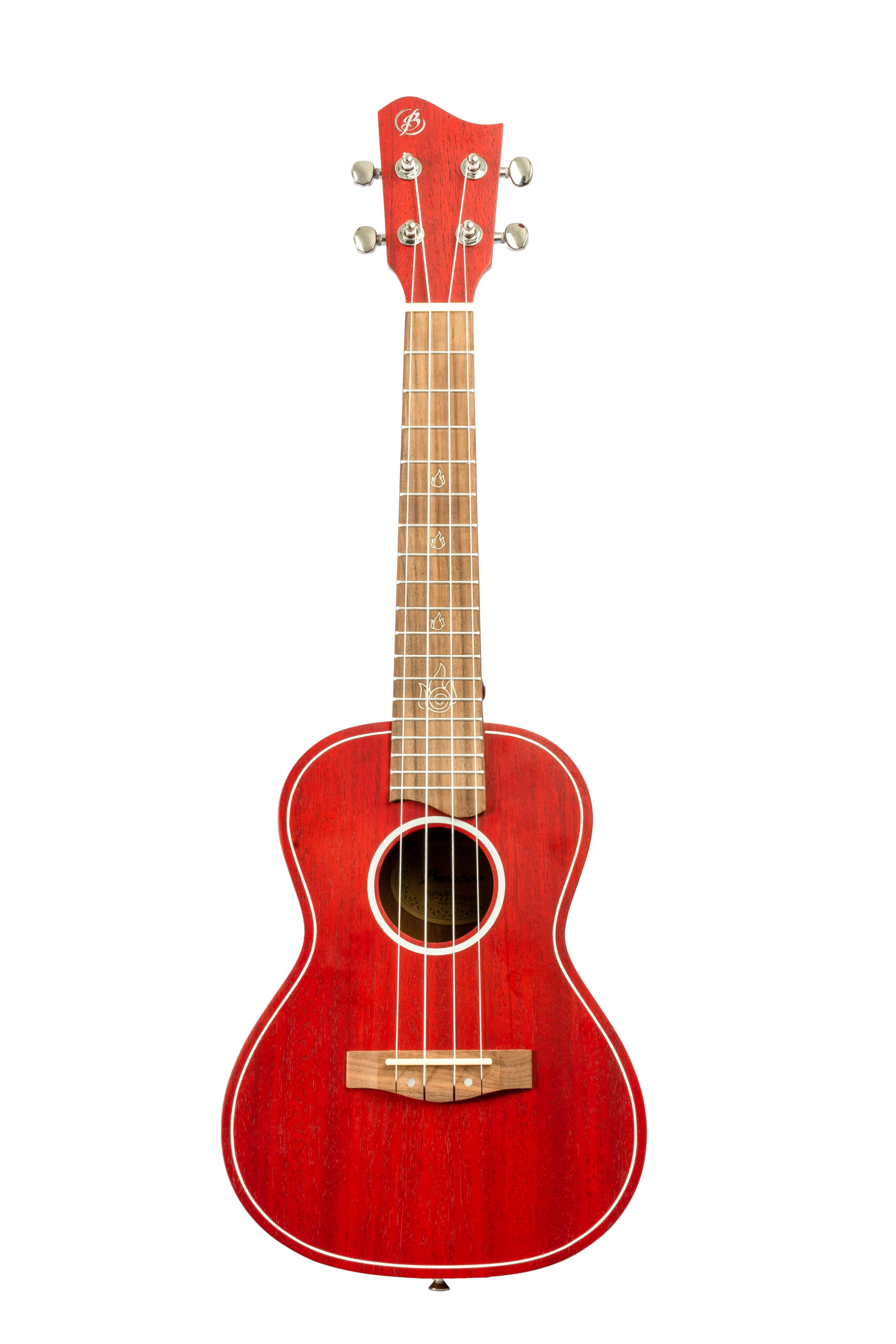 Fire Element Concert Ukulele Bamboo